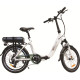Vélo pliant électrique KOONEKT 13Ah blanc