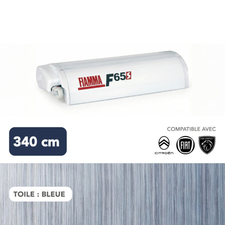 STORE F65S TOP DUCATO BOITIER BLANC TOILE BLEU 3,40 X 2,50