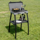 Réchaud à gaz double avec pieds DEVIL KOOKMASTER 30mBAR noir gris - Brunner