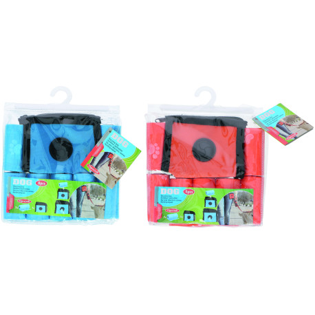 SET DE 7 ROULEAUX DE SAC A CROTTES + ETUI DISTRIBUTEUR