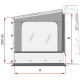 Paroi latérale SIDE W PRO SIDE W PRO F45 / F80s DUCATO - FIAMMA