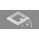 Cadre exterieur lanternau VENT 28 F blanc neutre