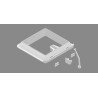 Cadre exterieur lanternau VENT 28 F blanc neutre