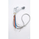 MITIGEUR MONO COMM. CERAMIQ. CHROME AVEC FLEX. DOUCH.