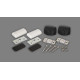 Kit de fixation supérieur 6 x 50 mm pour porte-vélos noir Fiamma