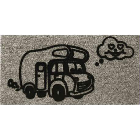 Tapis DERBY FLOCK camping-car 25 x 50 cm