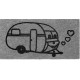 Tapis DERBY FLOCK caravane 25 x 50 cm