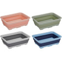 Bassine rectangulaire rétractable 37 x 27 x 12 cm PASTEL