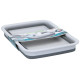 Bassine rectangulaire rétractable 37 x 27 x 12 cm PASTEL