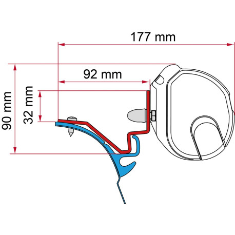 Kit adaptateur VW T6 KEPLER F35 PRO Noir