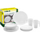 Pack vaisselle SPHERICA mélamine 16 pièces - Brunner