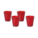 Set de 4 verres à eau 35 cl ROYAL rouge