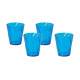 Set de 4 verres à eau ROYAL 35 cl turquoise