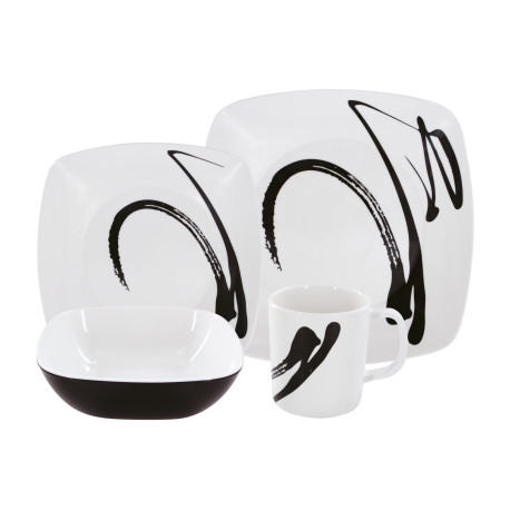 Set vaisselle 16 pièces INK