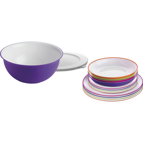 Set vaisselle SANALIVING 14 pièces 4 personnes