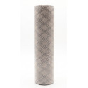 Tapis DUNA 0,65 x 2 m gris avec losange