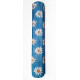 Tapis DUNA 0,65 x 2 m bleu et fleur
