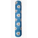 Tapis DUNA 0,65 x 2 m bleu et fleur