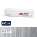 Store F45s 2,60 m VW T5/T6 BLANC toile GRISE