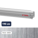 Store F45s 1,90 m TITANIUM toile GRISE