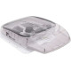 Lanterneau PLUS FAN SKYLIGHT 12V GRIS TRANSPARENT - RV INNOTEC
