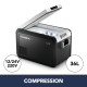 REFRIGERATEUR CONGELATEUR A COMPRESSION PORTABLE 36 L CFX3 35