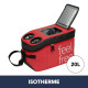 Glacière FEEL FREE 20 L rouge ISABELLA