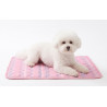 Tapis rafraichissant 50 x 40 cm pour animaux rose