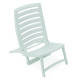 CHAISE DE PLAGE PLASTIQUE RIO BLANC