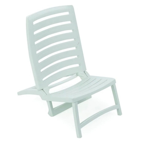 CHAISE DE PLAGE PLASTIQUE RIO BLANC
