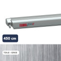 Store F80s 4,50 m TITANIUM toile GRISE