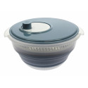 Essoreuse à salade retractable INCASA blanc et bleu