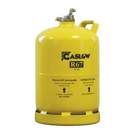 Réservoir rechargeable N°1 GASLOW 11KG R67 & CE GPL