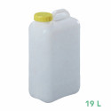 Jerrican 19 L avec poignée Ø 96 – 28 x 17 x 47,5 cm