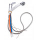 MITIGEUR MONO COMM. CERAMIQ. CHROME AVEC FLEX. DOUCH.