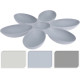 PLAT A SNACK FIBRES DE BAMBOU ASS 3 CLRS PASTEL