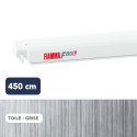 Store F80L 4,50 m BLANC toile GRISE