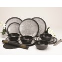 SET VAISSELLE GRANITE 12 PIECES