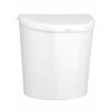 Poubelle de porte 10 L blanche - Brunner