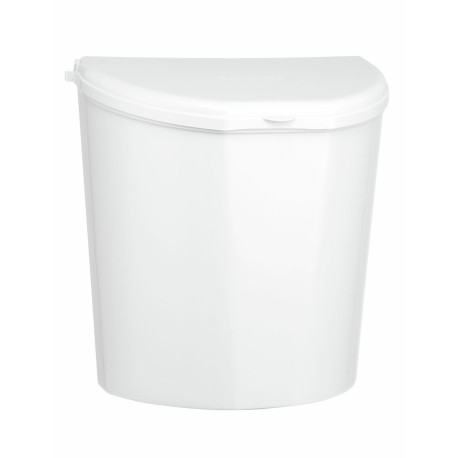 Poubelle de porte 10 L blanche - Brunner