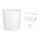 Poubelle de porte 10 L blanche - Brunner