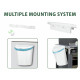 Poubelle de porte 10 L blanche - Brunner