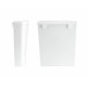 Poubelle de porte 5,5 L blanche - Brunner
