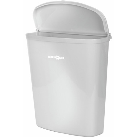 Poubelle de porte 5,5 L grise - Brunner