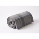 Tapis MATTY 250 x 250 cm - Gris et Bleu
