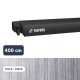 Store F80s 4,00 m NOIR toile GRISE