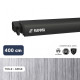 Store F80s 4,00 m Ducato NOIR toile GRISE