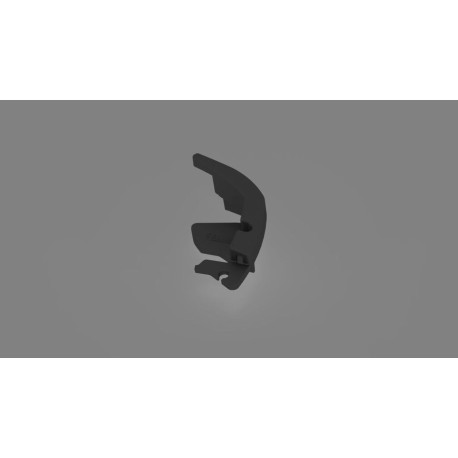 Embout de bandeau frontal gauche F80S noir RS