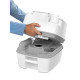 PORTA POTTI QUBE 335 BLANC POMPE A PISTON ET FIXATION AU SOL