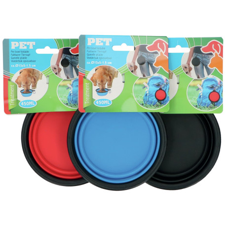 Gamelle retractable Ø 13 cm pour animaux